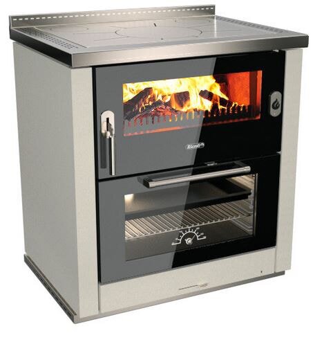 Holzherd Rizzoli - Serie ML mit Backofen - ML 80 Lux  - 8 kW