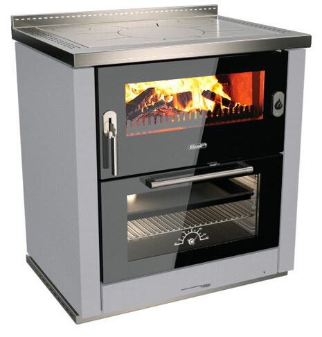 Holzherd Rizzoli - Serie ML mit Backofen - ML 80 Lux  - 8 kW