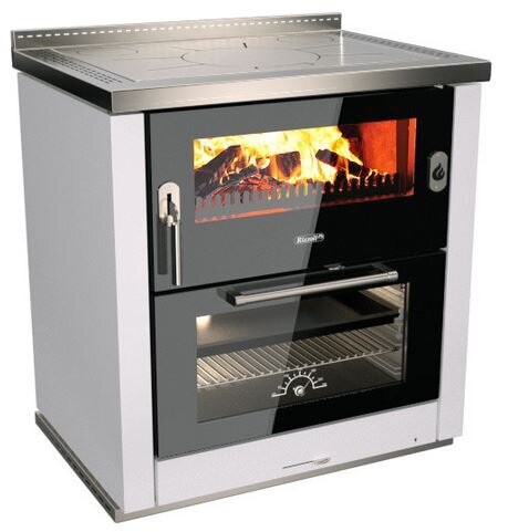Holzherd Rizzoli - Serie ML mit Backofen - ML 80 Lux  - 8 kW