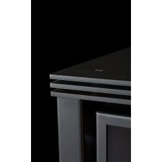 Kaminofen Rizzoli - Serie X Line - Basic - 7,7 kW - Schwarz lackiert