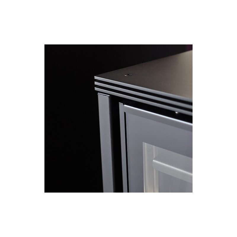 Kaminofen Rizzoli - Serie X Line - Chef - 7,7 kW - Schwarz lackiert