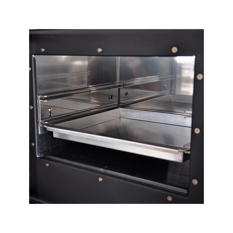 Kaminofen Rizzoli - Serie X Line - Chef - 7,7 kW - Schwarz lackiert