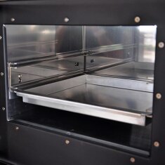 Kaminofen Rizzoli - Serie X Line - Chef - 7,7 kW - Schwarz lackiert