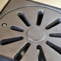 Kaminofen Rizzoli - Serie X Line - Chef - 7,7 kW - Schwarz lackiert