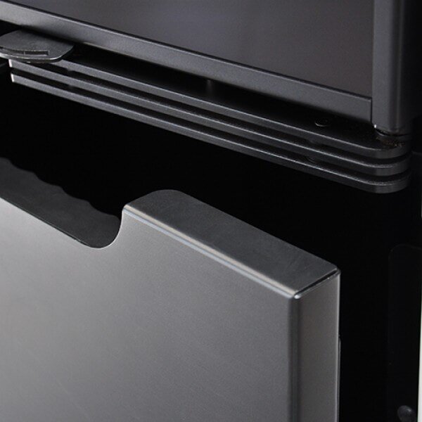 Kaminofen Rizzoli - Serie X Line - Chef - 7,7 kW - Schwarz lackiert