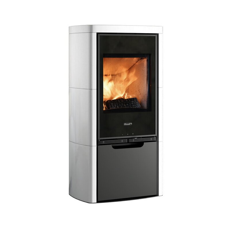 Kaminofen Rizzoli - Serie X Art - Basic - 7,7 kW - Keramikverkleidung
