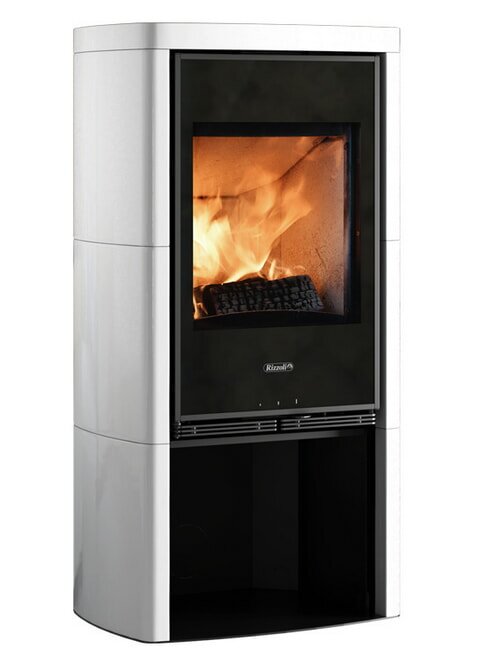 Kaminofen Rizzoli - Serie X Art - Basic - 7,7 kW - Keramikverkleidung