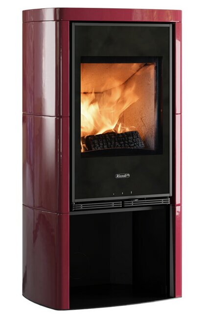 Kaminofen Rizzoli - Serie X Art - Basic - 7,7 kW - Keramikverkleidung