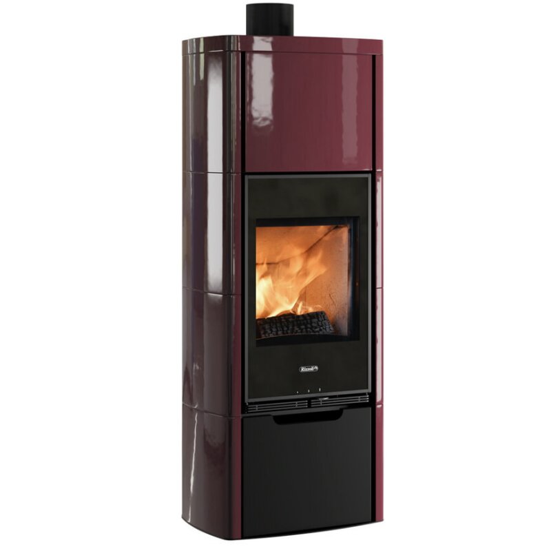 Kaminofen Rizzoli - Serie X Art - Plus - 7,7 kW - Keramikverkleidung