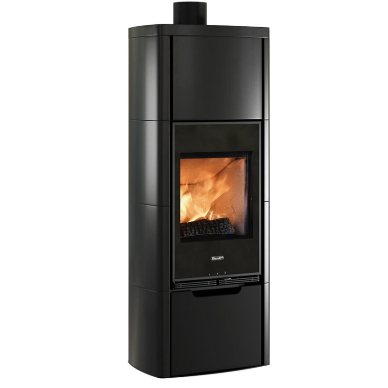 Kaminofen Rizzoli - Serie X Art - Plus - 7,7 kW - Keramikverkleidung