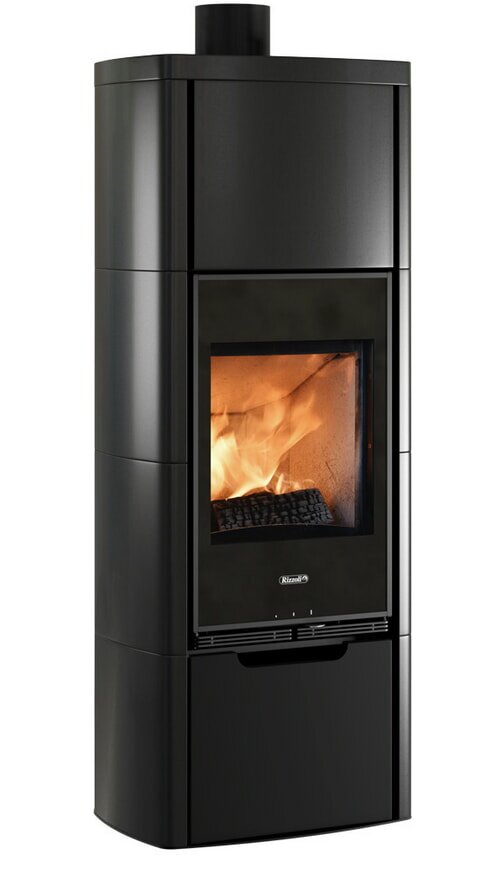 Kaminofen Rizzoli - Serie X Art - Plus - 7,7 kW - Keramikverkleidung