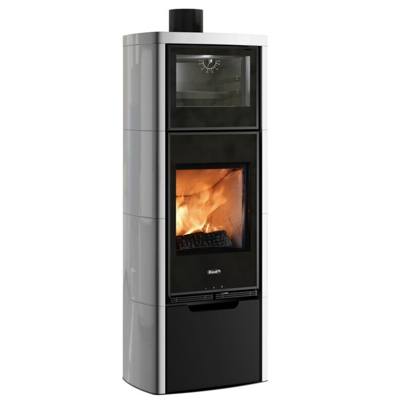 Kaminofen Rizzoli - Serie X Art - Chef - 7,7 kW - Keramikverkleidung