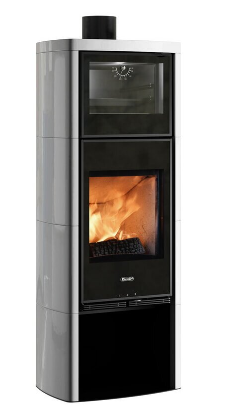 Kaminofen Rizzoli - Serie X Art - Chef - 7,7 kW - Keramikverkleidung