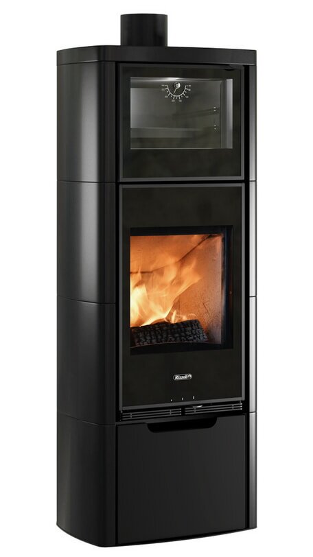 Kaminofen Rizzoli - Serie X Art - Chef - 7,7 kW - Keramikverkleidung