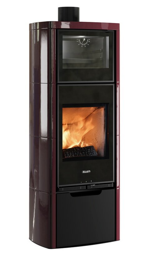 Kaminofen Rizzoli - Serie X Art - Chef - 7,7 kW - Keramikverkleidung