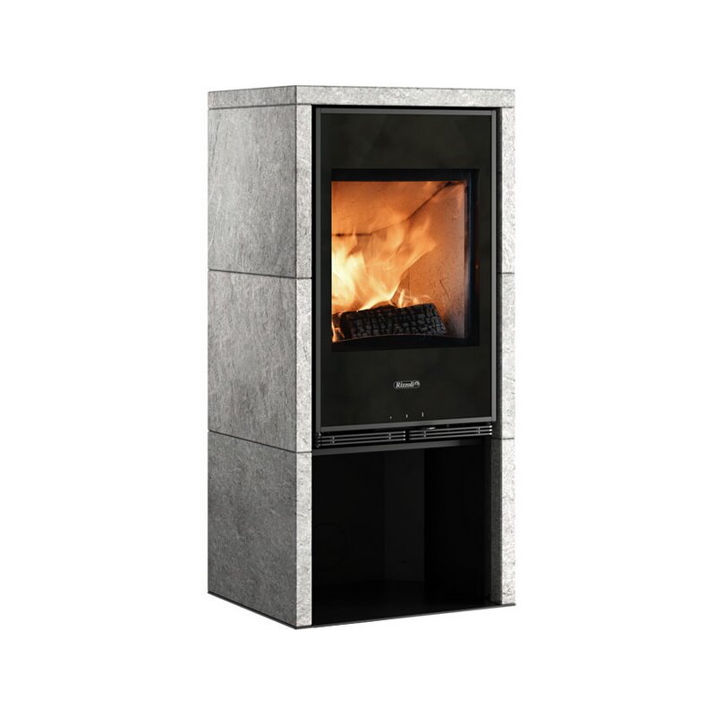 Kaminofen Rizzoli - Serie X Rock - Basic - 7,7 kW - Speckstein
