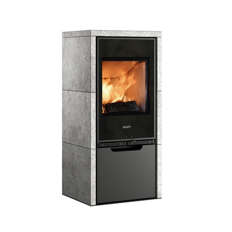 Kaminofen Rizzoli - Serie X Rock - Basic - 7,7 kW - Speckstein