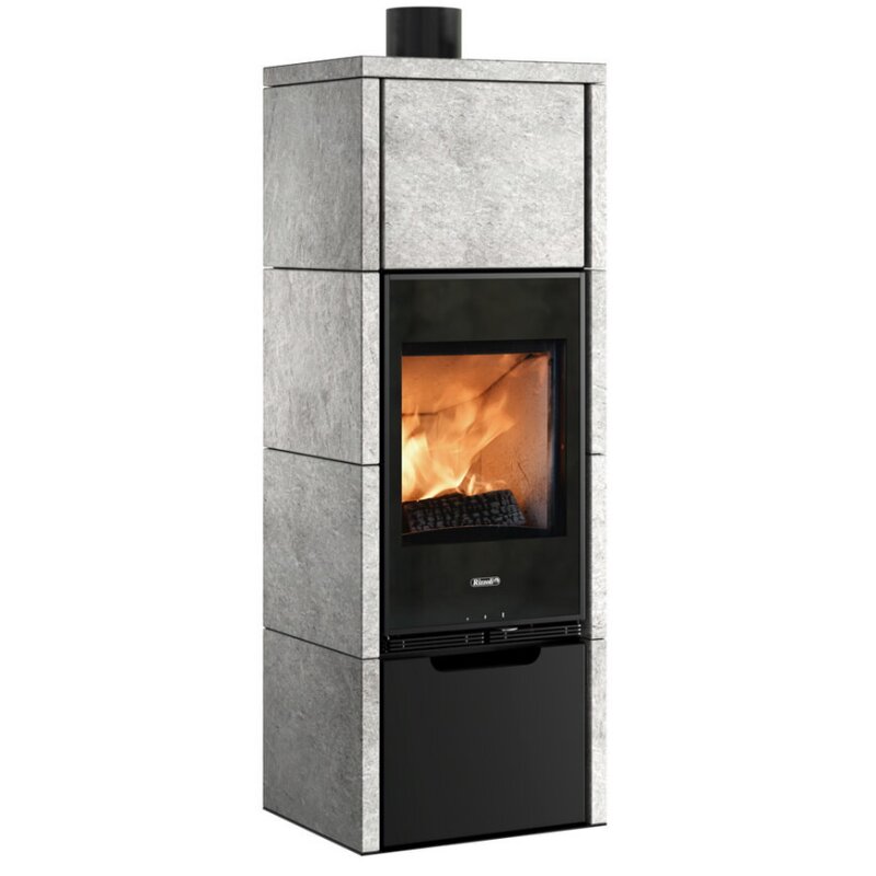 Kaminofen Rizzoli - Serie X Rock - Plus - 7,7 kW - Speckstein