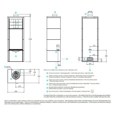 Kaminofen Rizzoli - Serie X Rock - Plus - 7,7 kW - Speckstein
