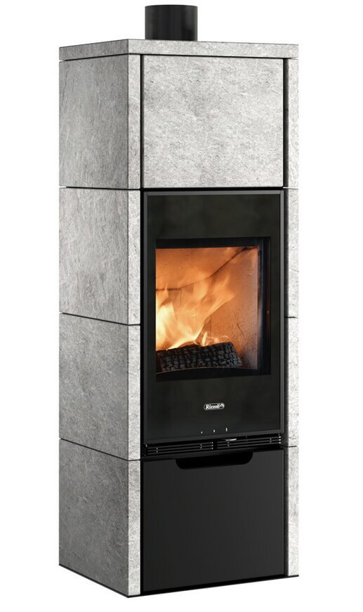 Kaminofen Rizzoli - Serie X Rock - Plus - 7,7 kW - Speckstein