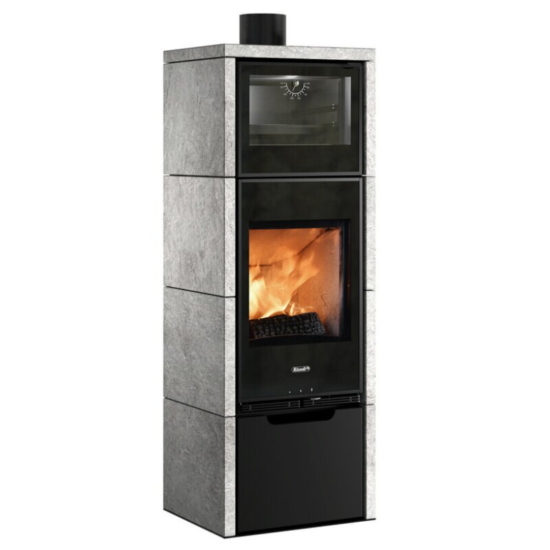 Kaminofen Rizzoli - Serie X Rock - Chef - 7,7 kW - Speckstein