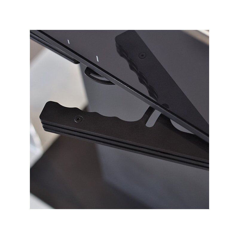 Kaminofen Rizzoli - Serie X - Vision - 7,7 kW - Schwarz lackiert