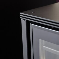 Kaminofen Rizzoli - Serie X - Vision - 7,7 kW - Schwarz lackiert