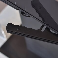 Kaminofen Rizzoli - Serie X - Dateo - 7,7 kW - Schwarz lackiert