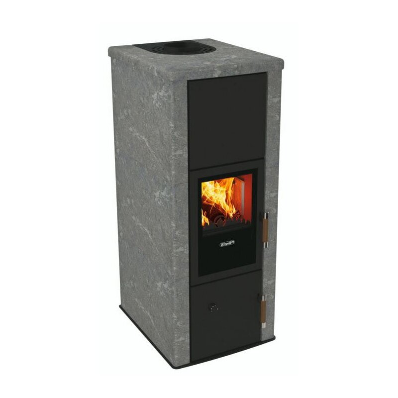 Kaminofen wassergeführt Rizzoli - Serie T Rock - Basic - 9,1 kW - Speckstein