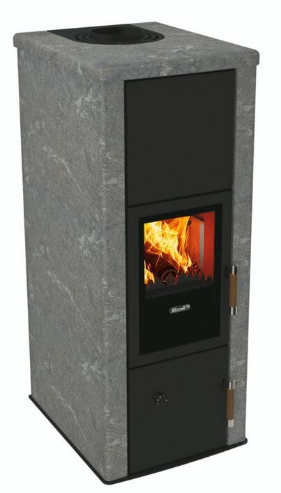 Kaminofen wassergeführt Rizzoli - Serie T Rock - Basic - 9,1 kW - Speckstein