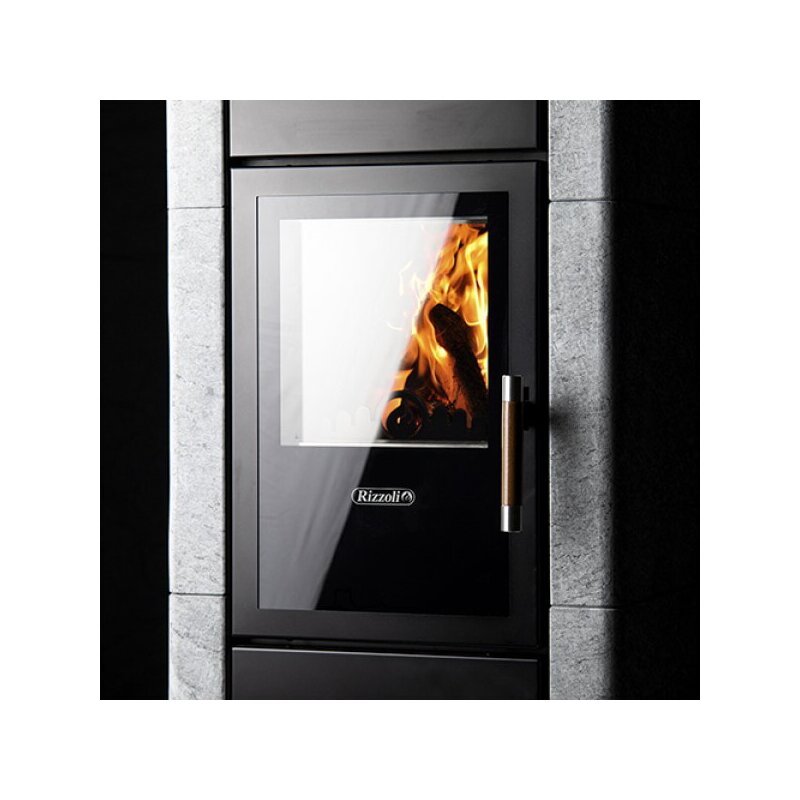 Kaminofen wassergeführt Rizzoli - Serie T Rock - Chef - 9,1 kW - Speckstein