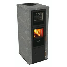 Kaminofen wassergeführt Rizzoli - Serie T Rock - Chef - 9,1 kW - Speckstein