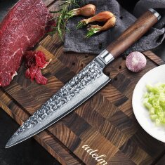 adelmayer&reg; Damastmesser - K&uuml;chenmesser 20 cm (handgeschliffen)