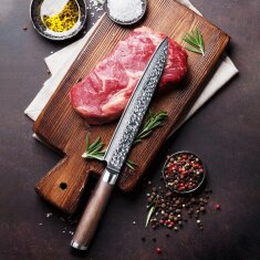 adelmayer&reg; Damastmesser - Filetiermesser 24,5 cm (handgeschliffen)