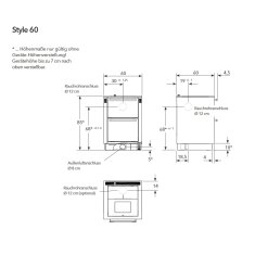 K&uuml;chenherd Lohberger - Style 60 - 6 kW