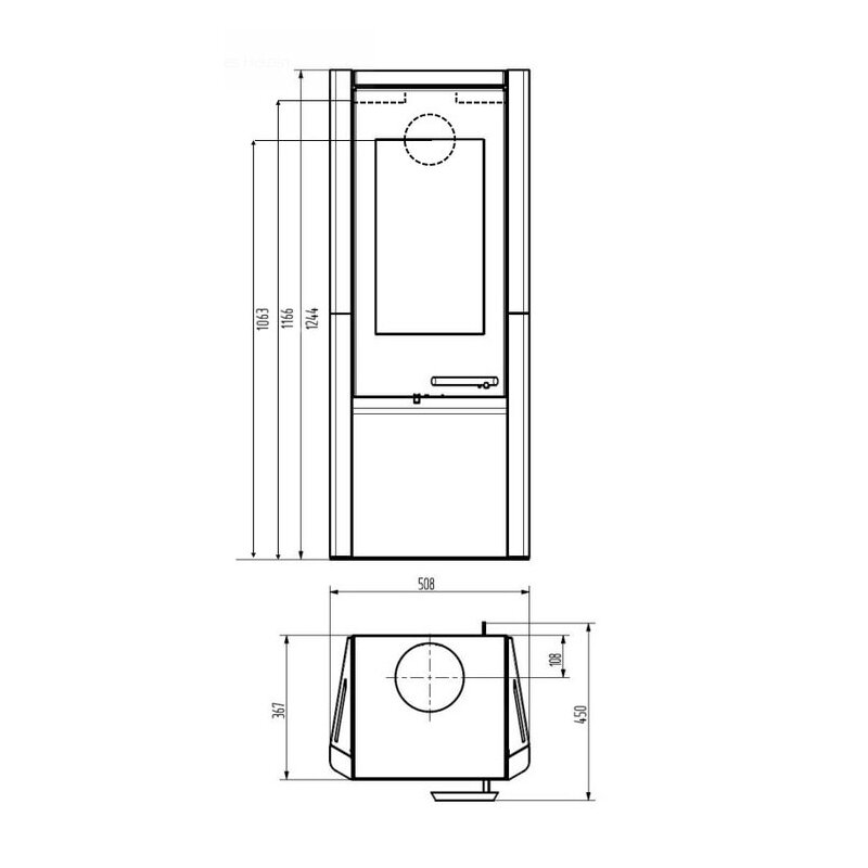 Kaminofen Wamsler Myro KF113 - 8 kW