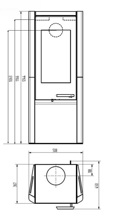 Kaminofen Wamsler Myro KF113 - 8 kW