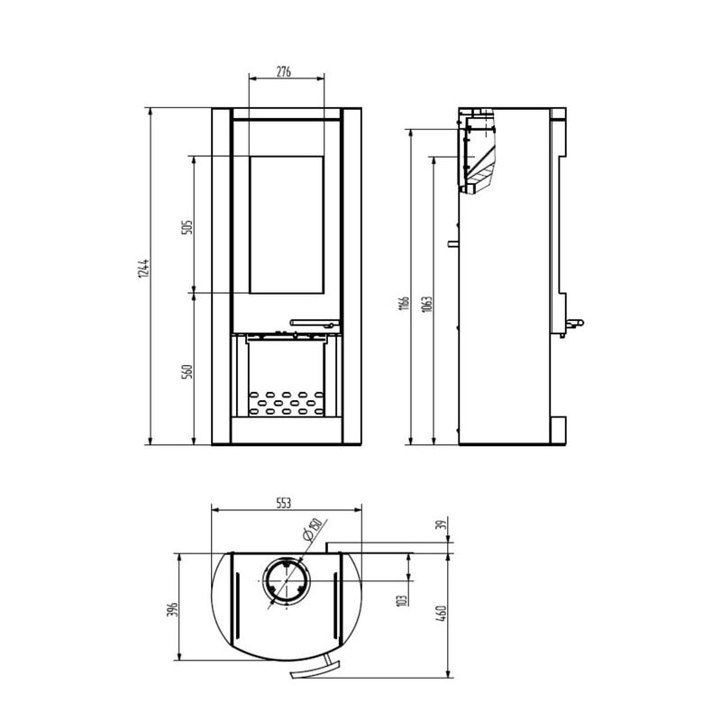 Kaminofen Wamsler Myra KF113 - 8 kW