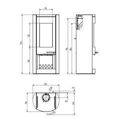 Kaminofen Wamsler Myra KF113 - 8 kW