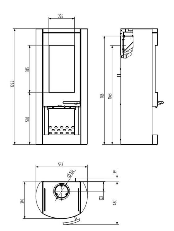 Kaminofen Wamsler Myra KF113 - 8 kW