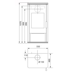 Kaminofen Wamsler Trion KF101 - 8 kW