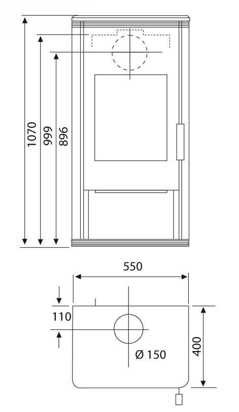 Kaminofen Wamsler Trion KF101 - 8 kW