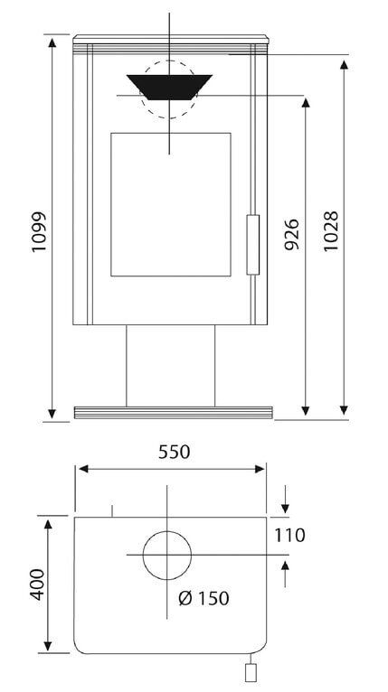 Kaminofen Wamsler Trion KF101 - 8 kW