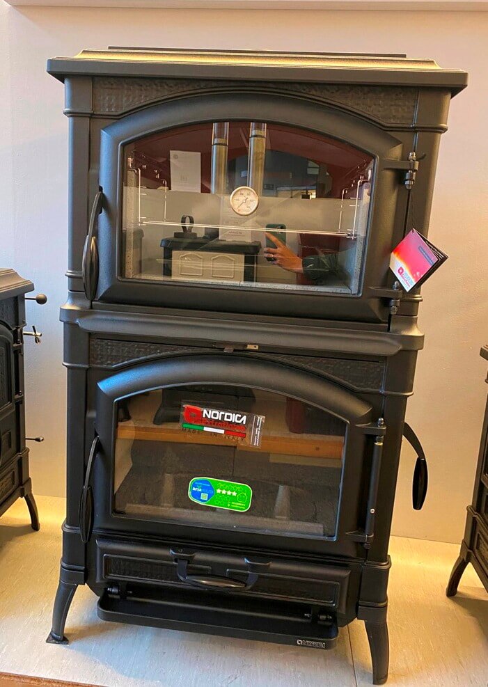 Kaminofen Gussofen La Nordica Isotta Forno Evo - 9,7 kW - AUSSTELLUNGSGERÄT