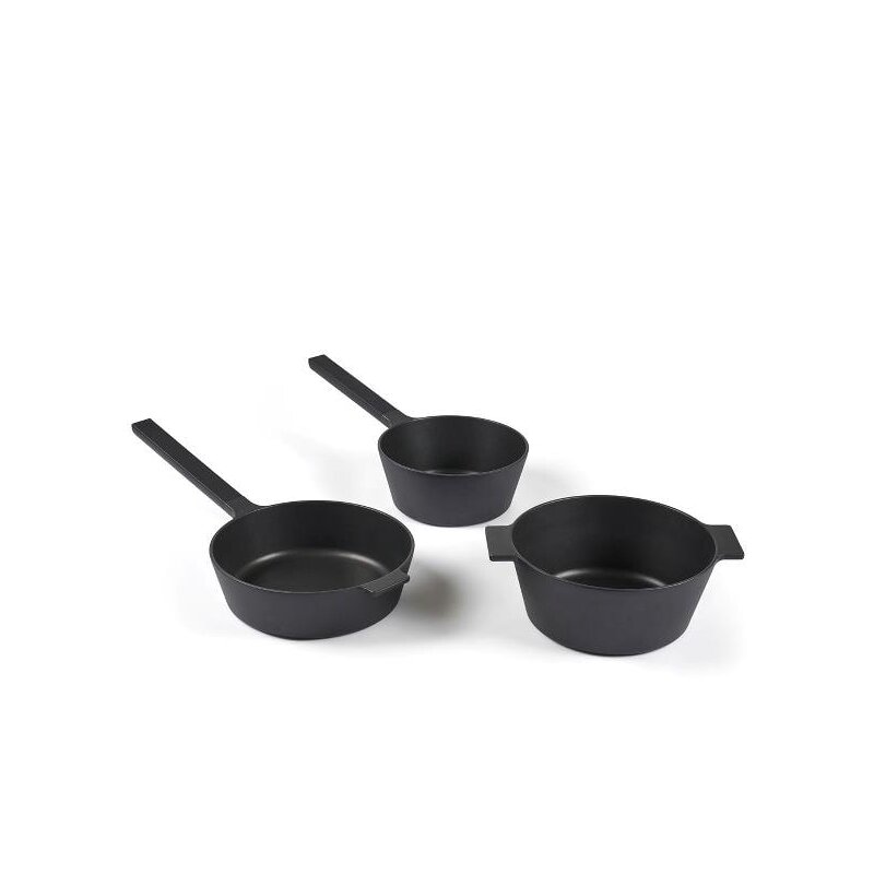 Morsoe Kitchen - 3er Topf-/Pfannenset aus Aluminiumguss