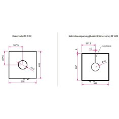 Kaminbausatz Camina S23 GO-Line - 2 kW - Grundofen-Wärmespeicheranlage