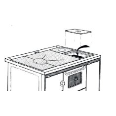 Zubehör Lohberger Edelstahl-Wasserschiff, 12 Liter