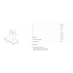 Dunstabzugshaube Rizzoli - Smart - Glas