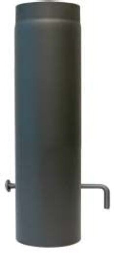 Rauchrohr Ø180 x 500 x 2 mm, Farbe schwarz