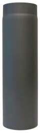 Rauchrohr Ø180 x 500 x 2 mm, Farbe schwarz